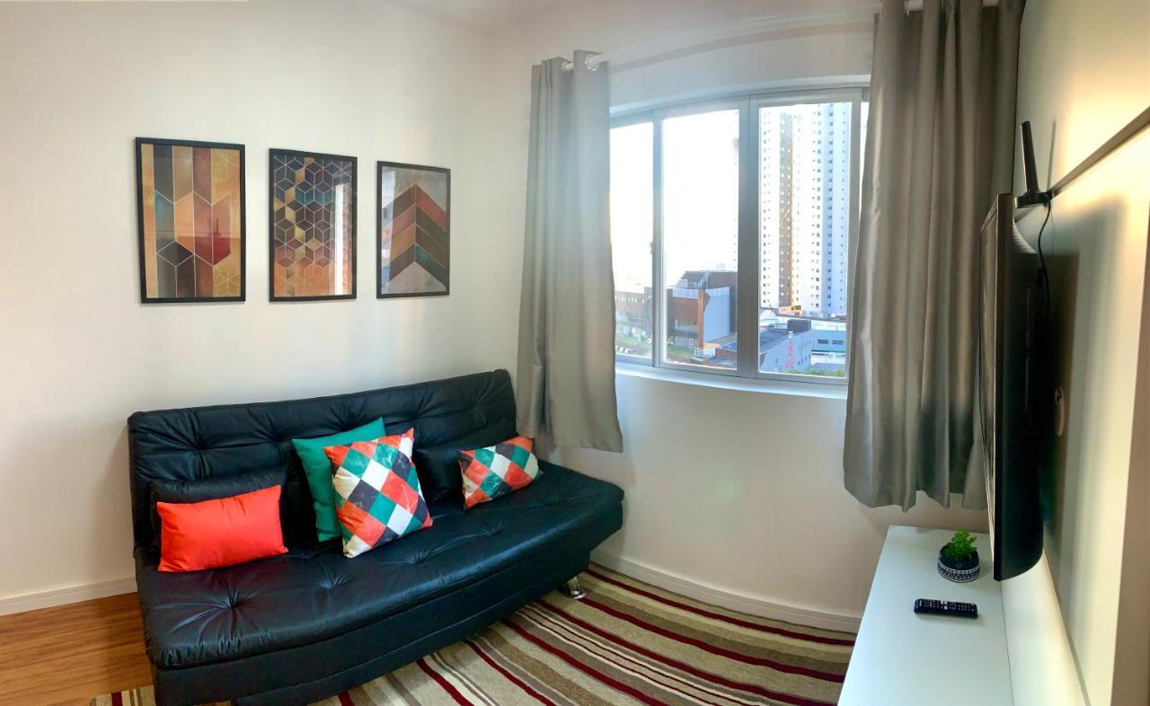 707- Apartamento Encantador, Amplo E Decorado, Quarto, Sala, Cozinha, Mobiliario Moderno, Cozinha Completa Com Utensilios , Excelente Vista Da Cidade E Localizacao Privelegiada No Bairro Bigorrilho Curitiba Exterior foto